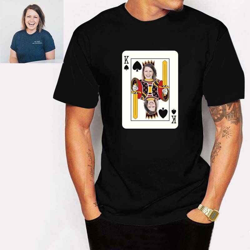 Custom Poker Photo T-Shirt
