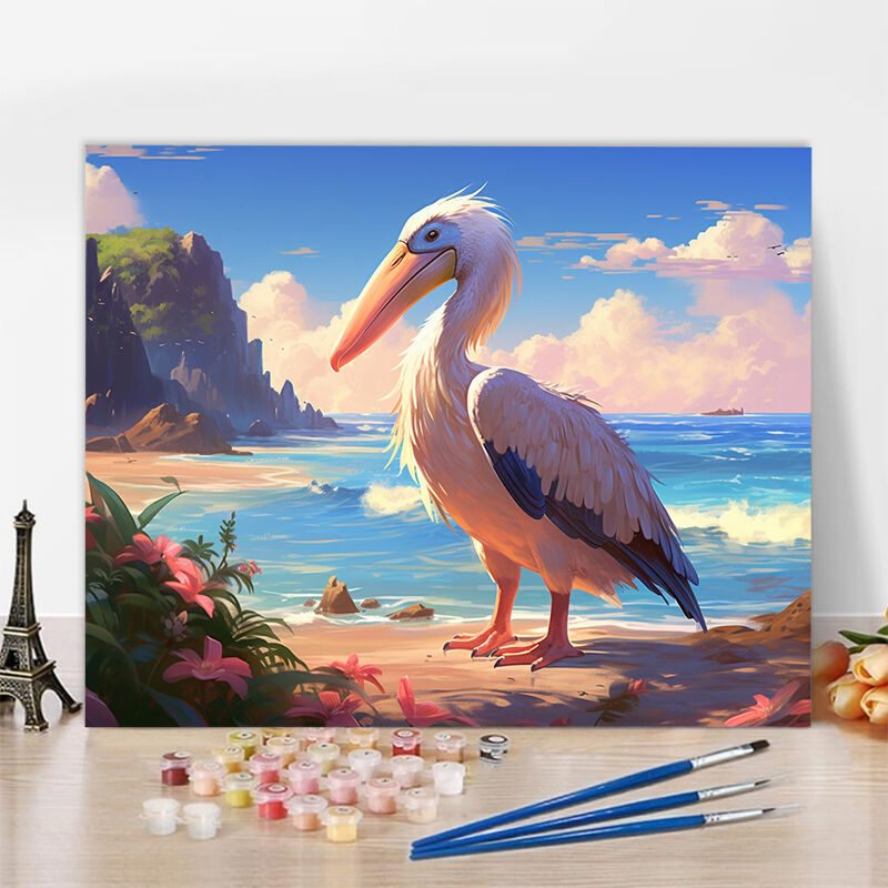 Pelicans Paint By Numbers Kits Cute Gift for Friends