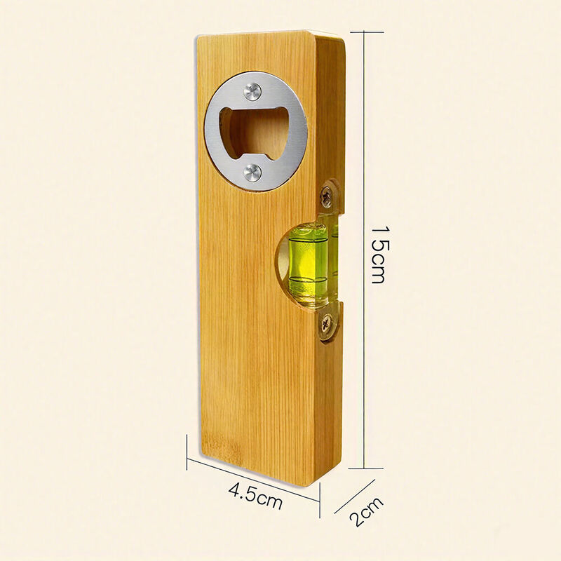 Customized 2-in-1 Bottle Opener Level Multi-function Tool Add Name as a Gift for Dad or Grandpa