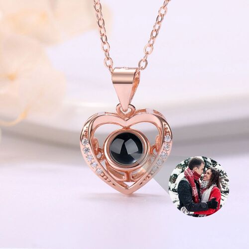 Personalized Photo Projection Necklace To Pet-I Love You