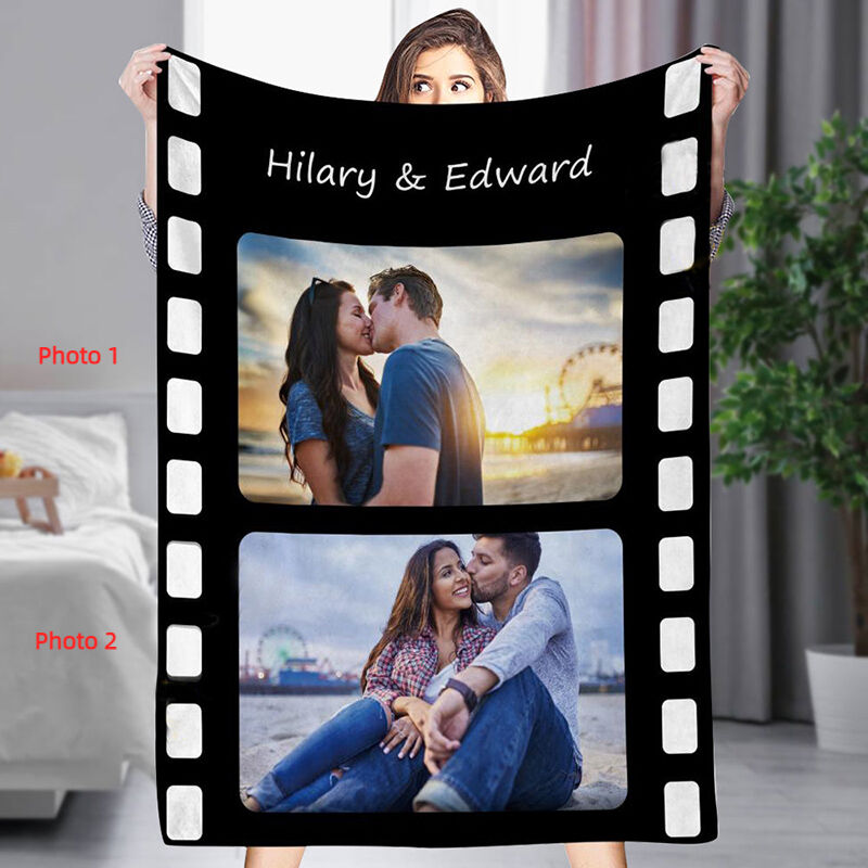 Personalized Picture Blanket Films Design Unique Gift for Important Person