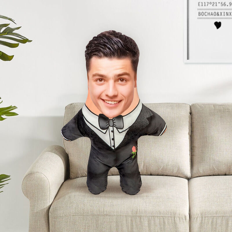 Almohada Personalizada Cara Novio Almohada para Boda