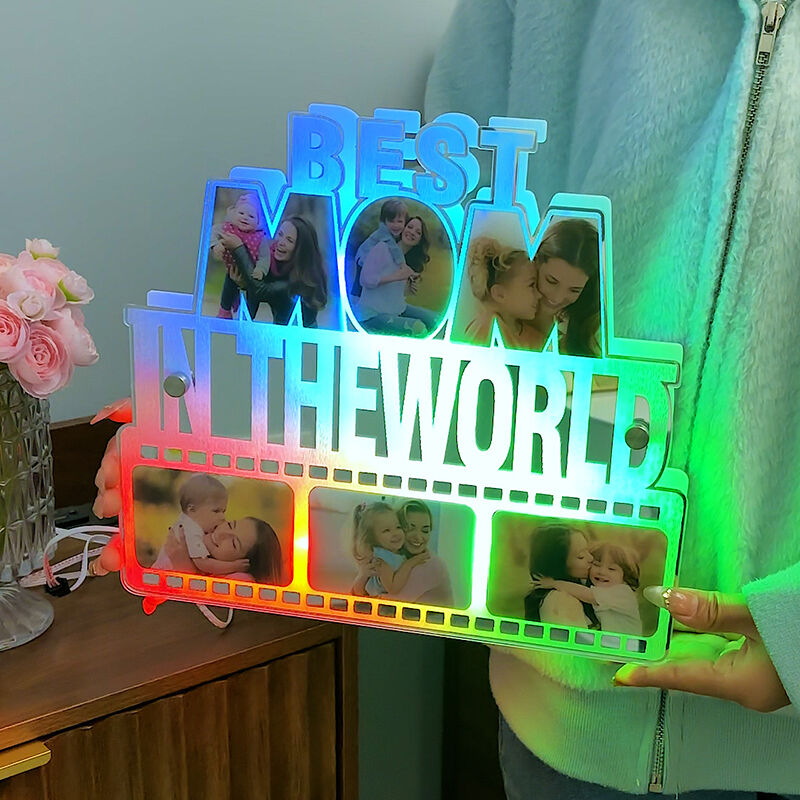 Personalized Mirror Lamp Custom Name Cool Home Decoration