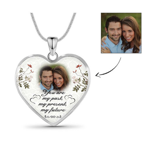 "You Are My All Life" Custom Photo Necklace