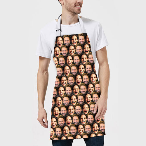 Personalized Photo Apron Funny Face Gift for Family