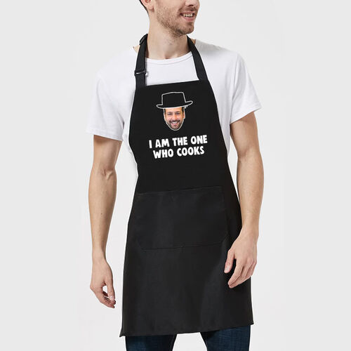 Custom Photo Apron with Hat Pattern Creative Gift for Family