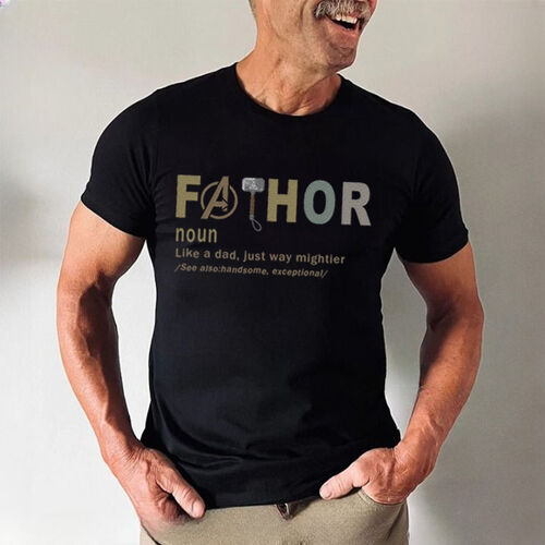 Thor's Hammer T-Shirt Cooles Geschenk für Papa