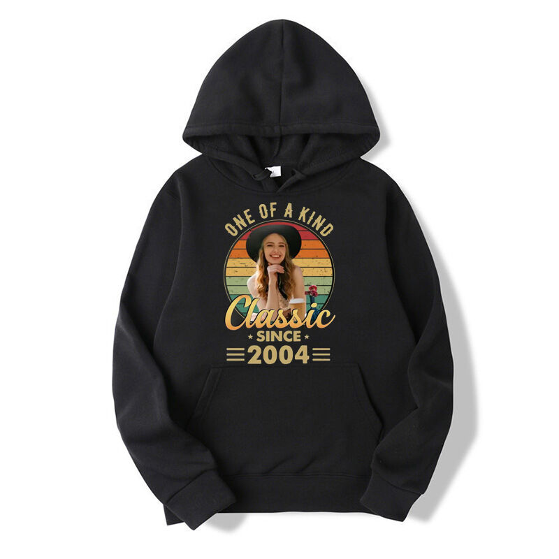 Personalized Hoodie One Of A Kind Classic with Custom Photo Design Attractive Gift for Friends