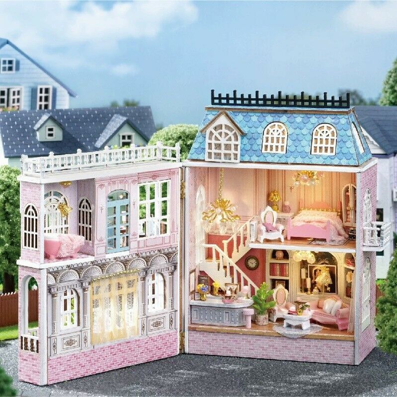 DIY Miniaturowy dom Zabawne prezenty dla miłośników rękodzieła