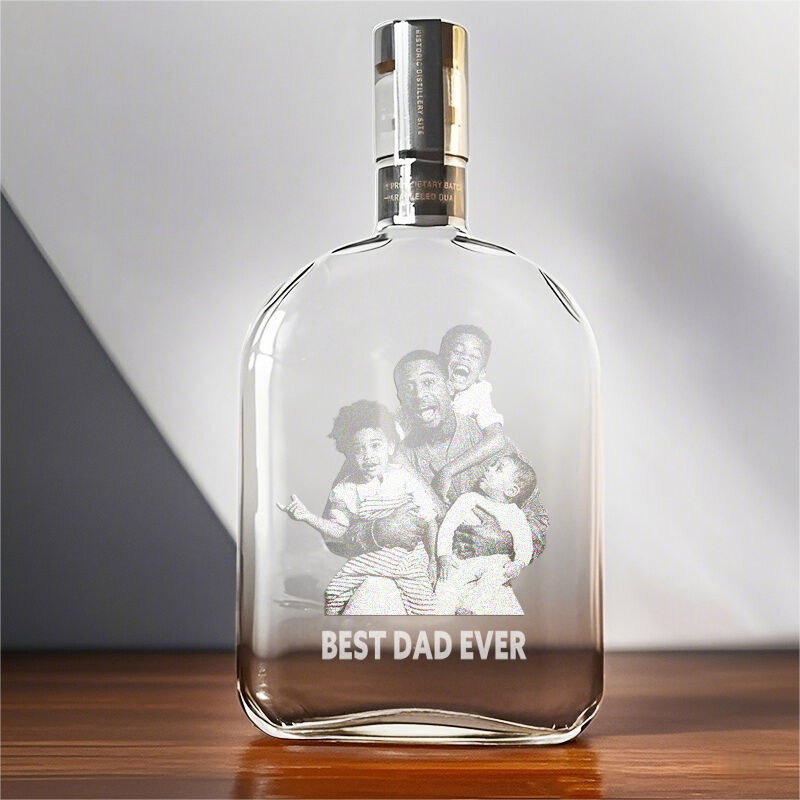 Personalisierte Whiskyflasche mit Bild Praktisches Geschenk für ihn