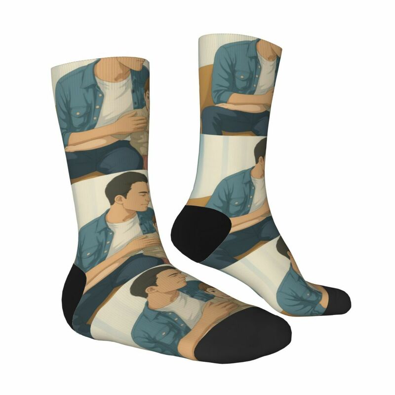 Custom Retro Photo Socks for Father and Son Photo Father's Day Gift for Dad