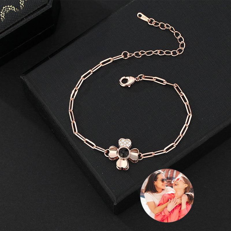 Custom Picture Projection Bracelet Gift for Special Person
