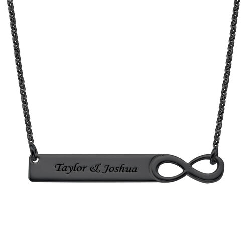 "Unendliche Liebe" Personalisierte Infinity Halskette
