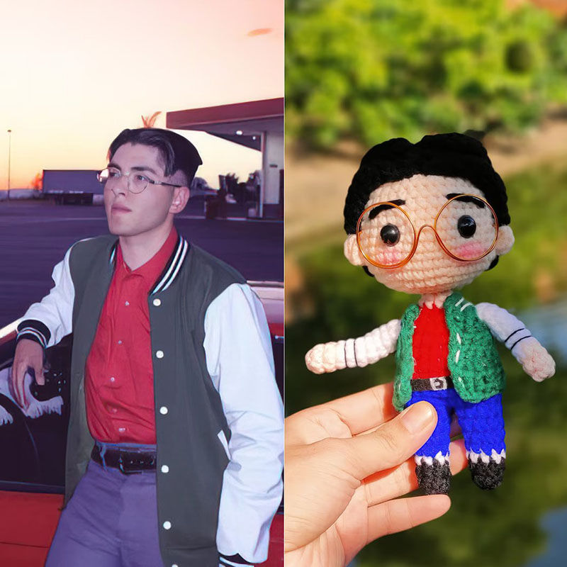 Personalized Handmade Full Body Woolen Doll For Men