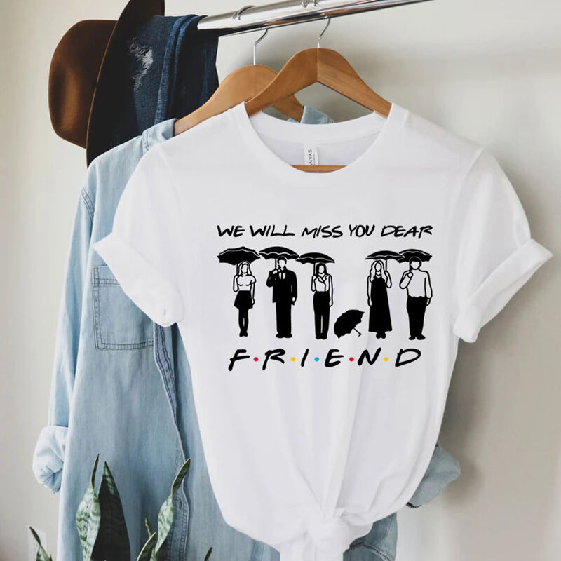 Camiseta personalizada de regalo para amigos