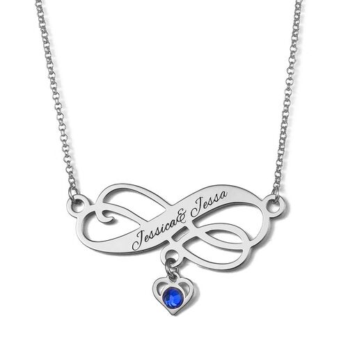 "Full of Love" Personalized Infinity Necklace