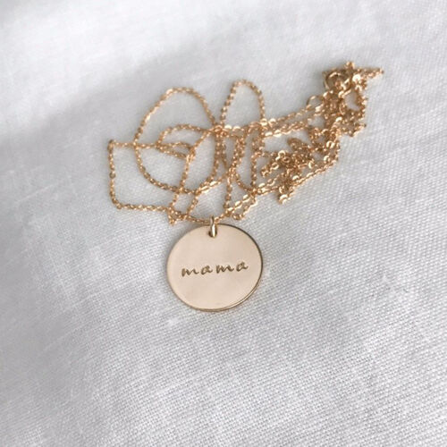 Mama Disc Necklace