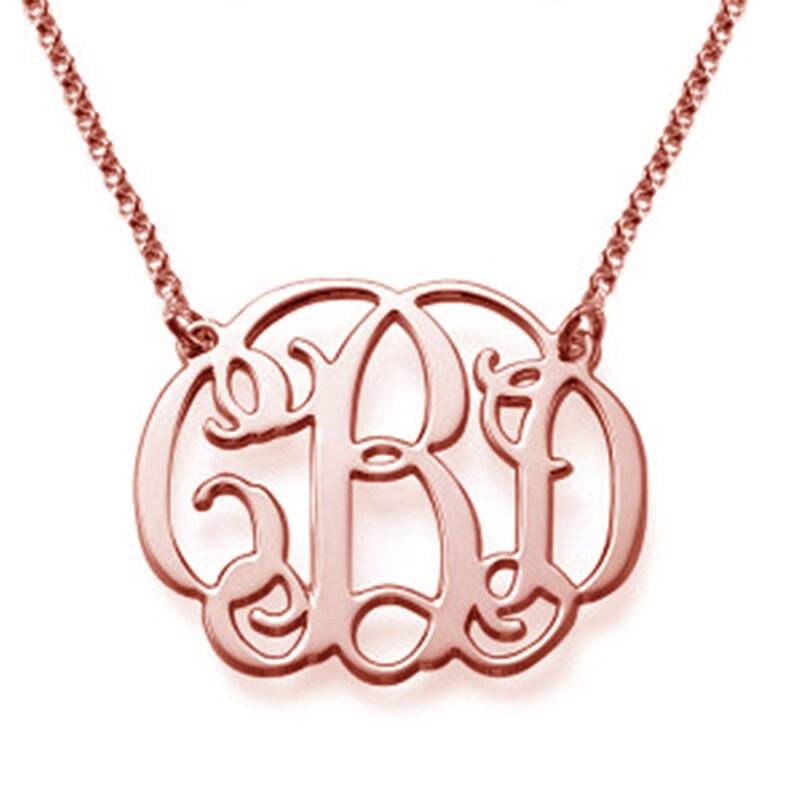 "Precious Gift" Personalized Monogram Necklace