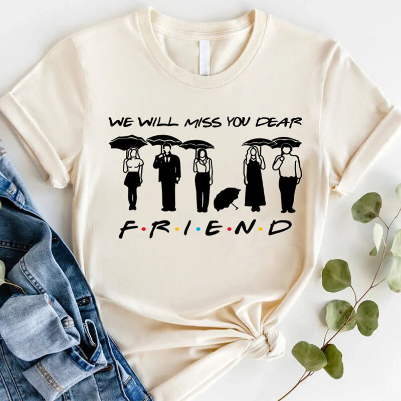 Camiseta personalizada de regalo para amigos