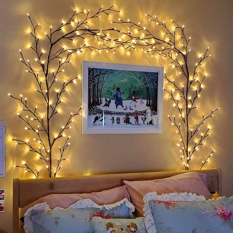 LED Bendable Rattan Light Creative Decor Gift for Family