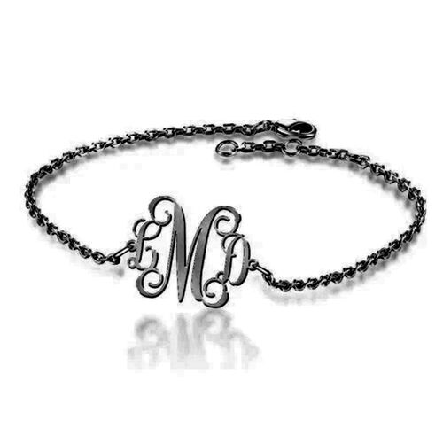 "Stand By You" Individuelles Monogramm-Armband