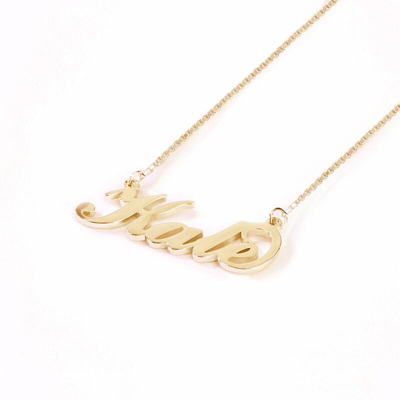"Speak for Yourself" Personalized Name Necklace
