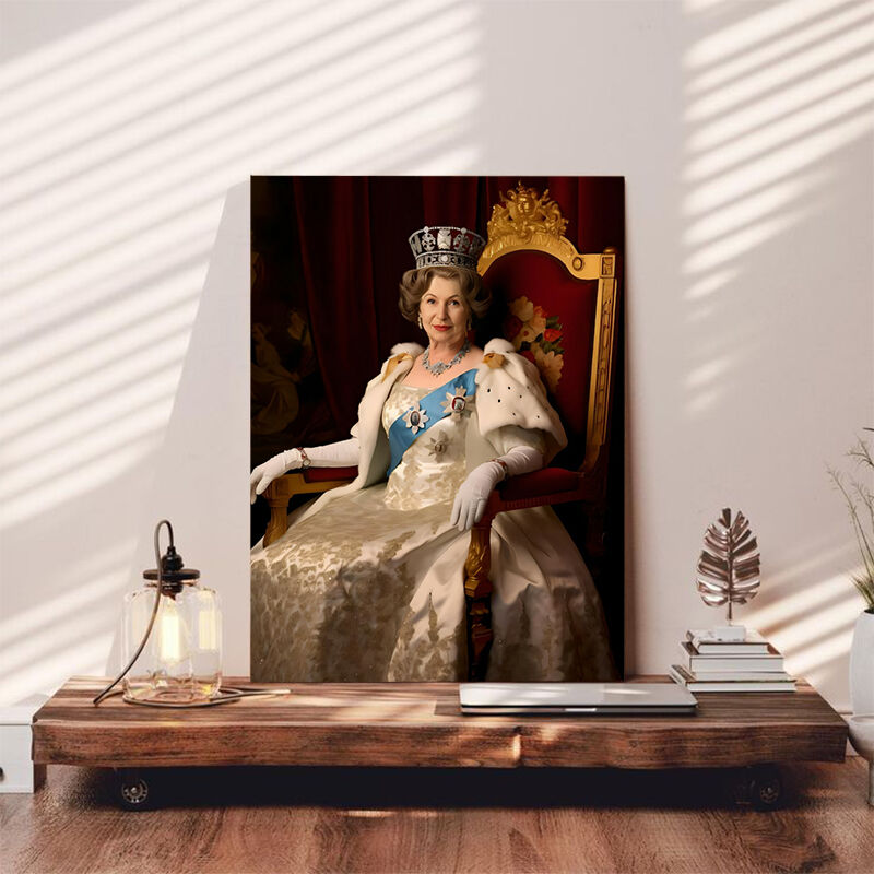 Retratos personalizados con intercambio de caras personalizado. Maravilloso regalo para la abuela.