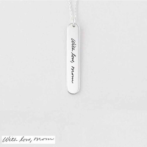 Individuelle Handschrift Name Halskette für Mama Liebe Mama
