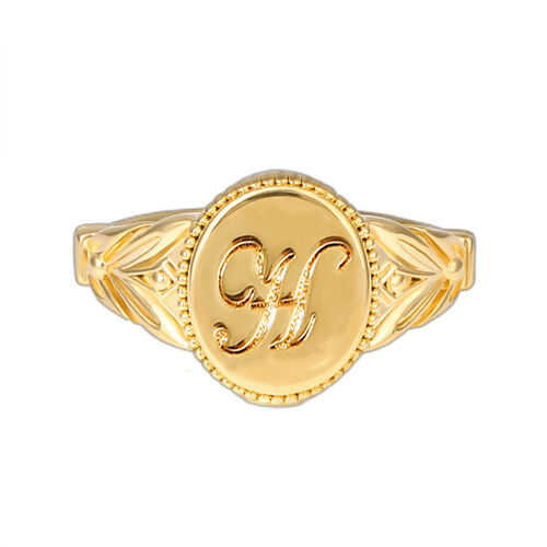 Simple Personalized Initial Ring