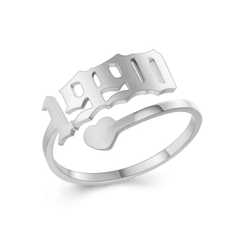 "Succeed Unremitting" Personalized Engraving Ring