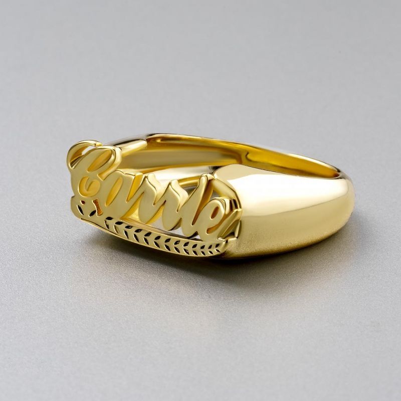 "Love Is A Journey" Personalized Name Ring