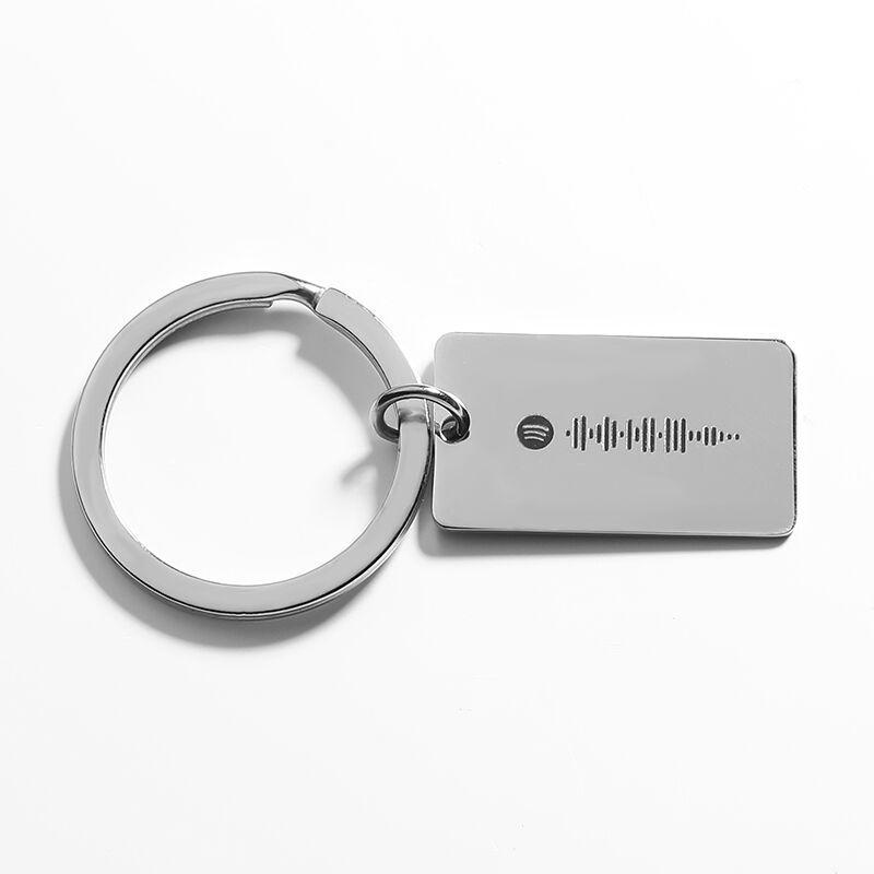 Code Spotify scannable Porte-clés Chanson Musique PersonnaliséCode Spotify Scannable Porte-clés Chanson Musique Personnalisé