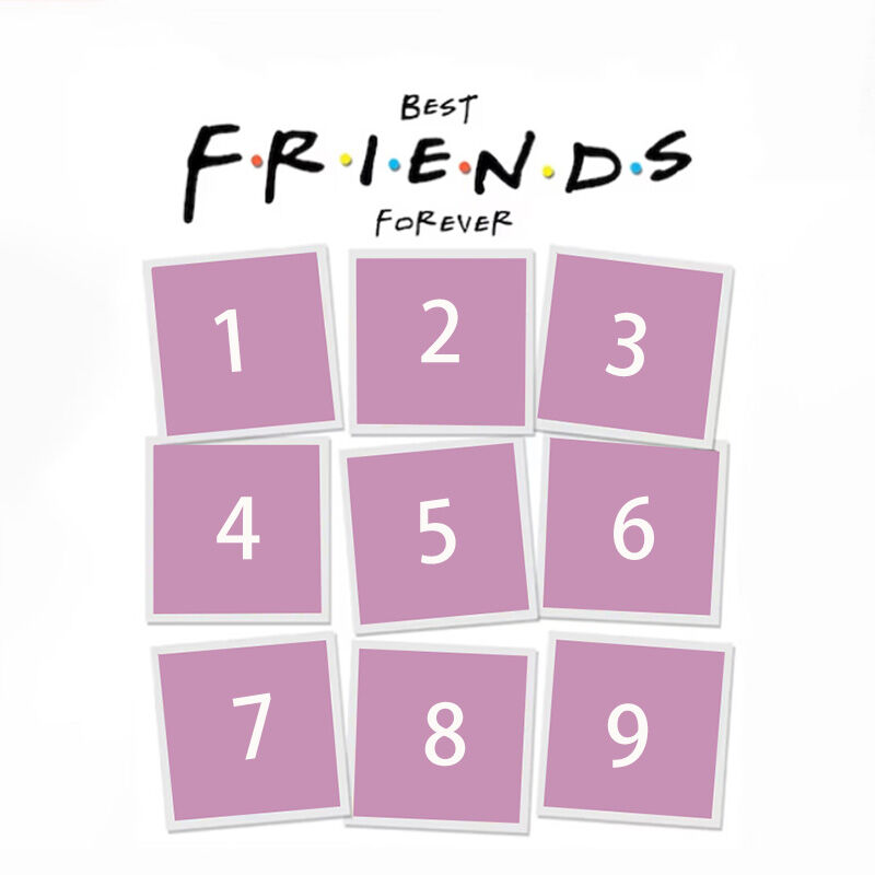 Personalized Picture Canvas Wall Art Perfect Gift for Best Friends "Forever"