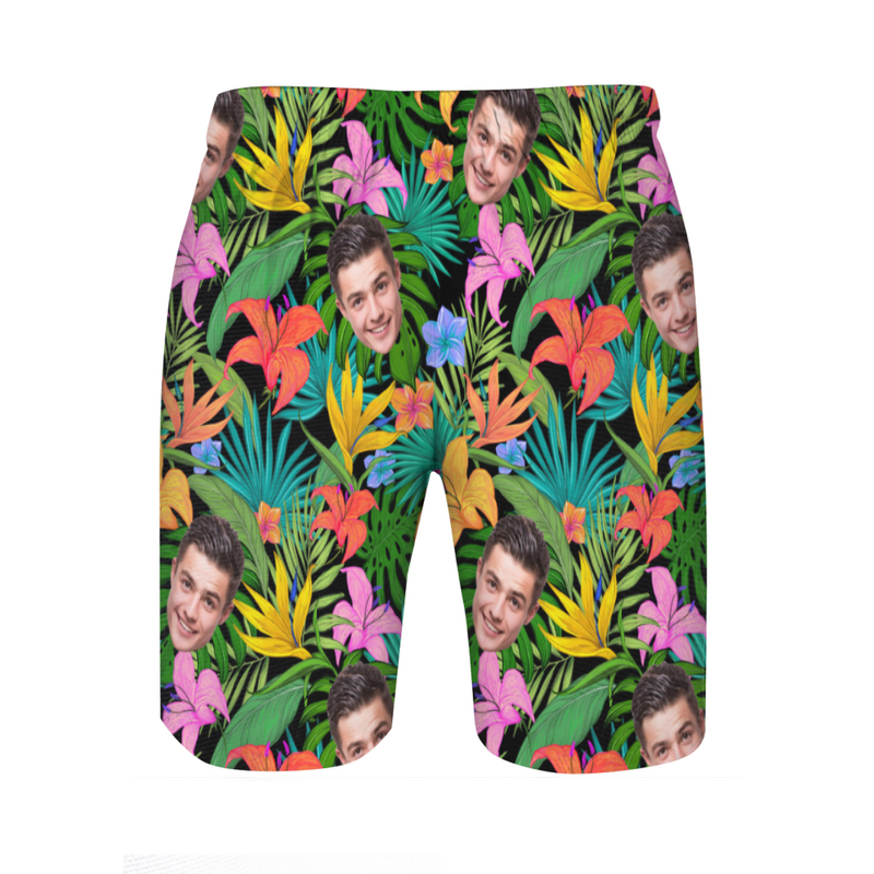 Pantaloncini da spiaggia da uomo con immagine personalizzata Regalo elegante per nonno