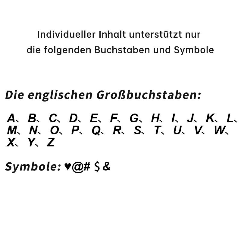 Dual Name Illusion Liebe 3D gedruckt als süße Geschenke