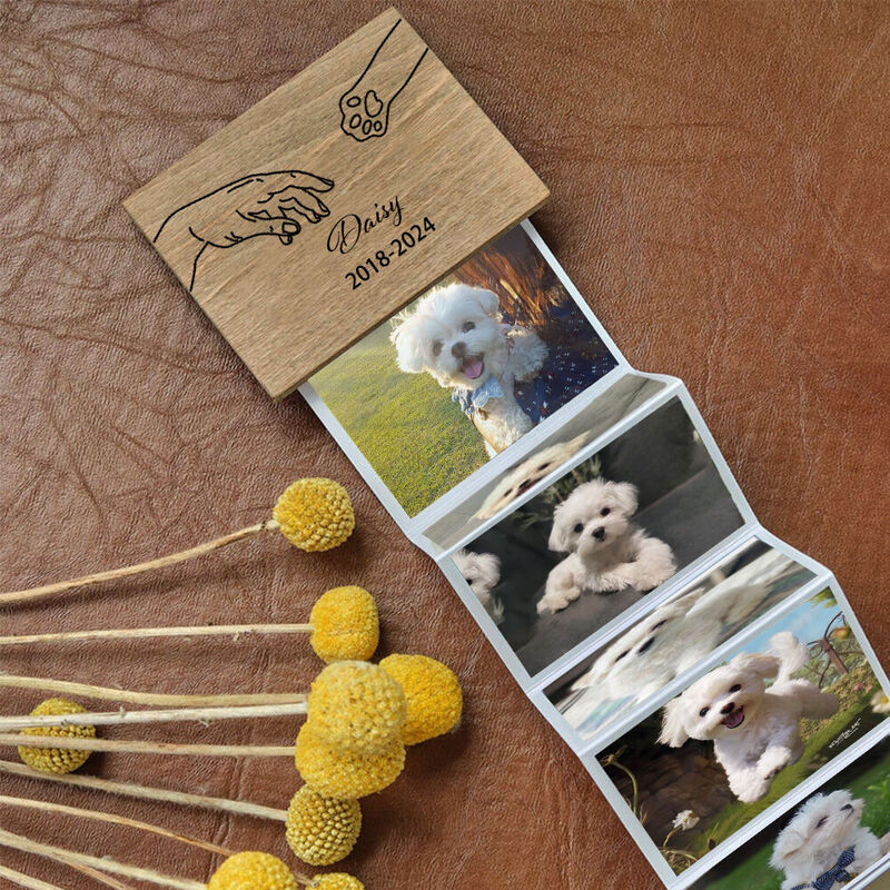 Custom Pet Photo Box Wooden Keepsake Box Sympathy Gift Gift for Pet Owners