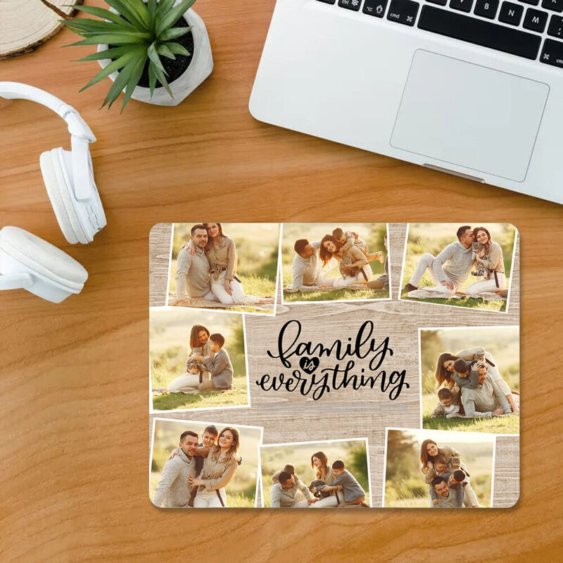 Personalisiertes Bild Mauspad Bestes Geschenk für die Familie