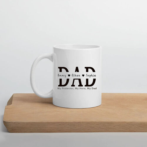 Personalize the Dad Gift Custom Name Mug