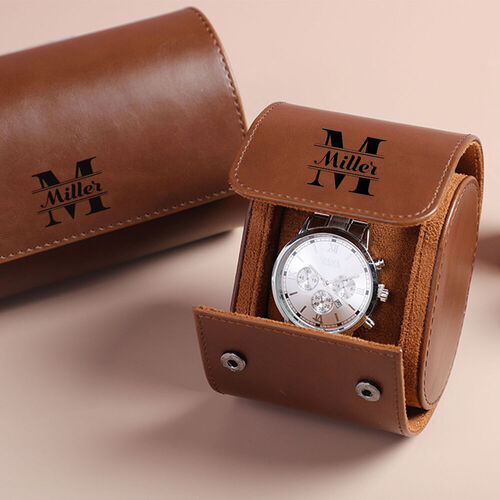 JAQUET DROZ レザー時計収納ケース JAQUET DROZ レザー時計収納ケース