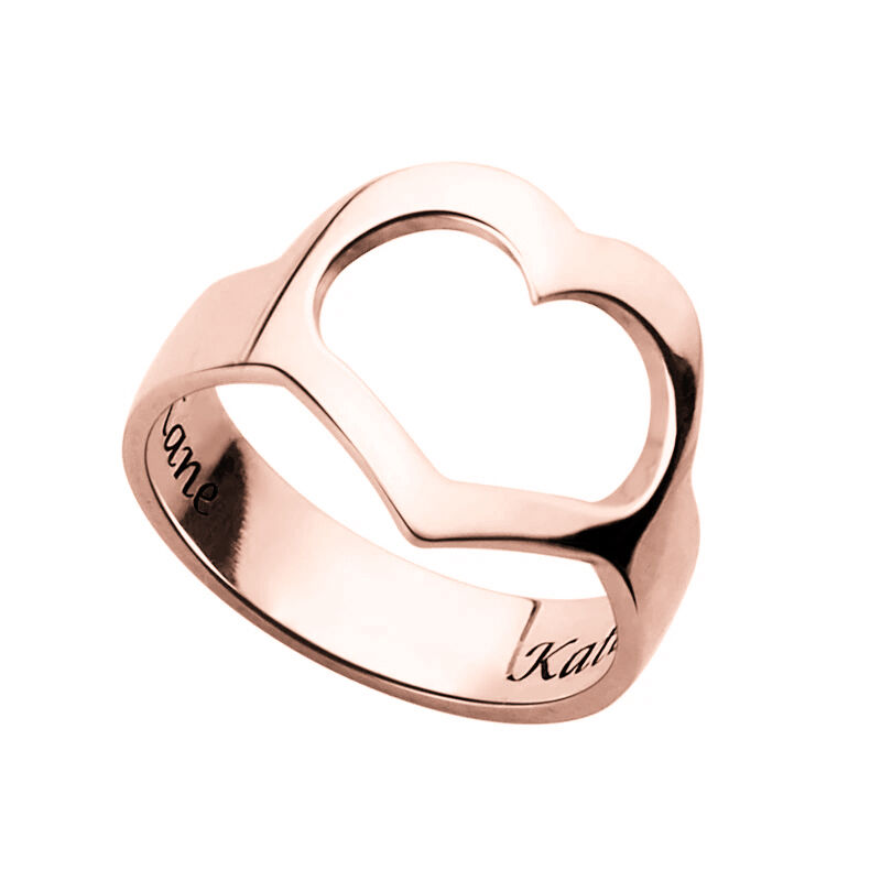 "Our Love" Personalized Engraving Ring