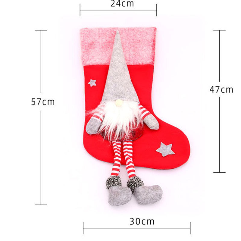 Personalized Grey Hat Dwarf Custom Name Christmas Socks