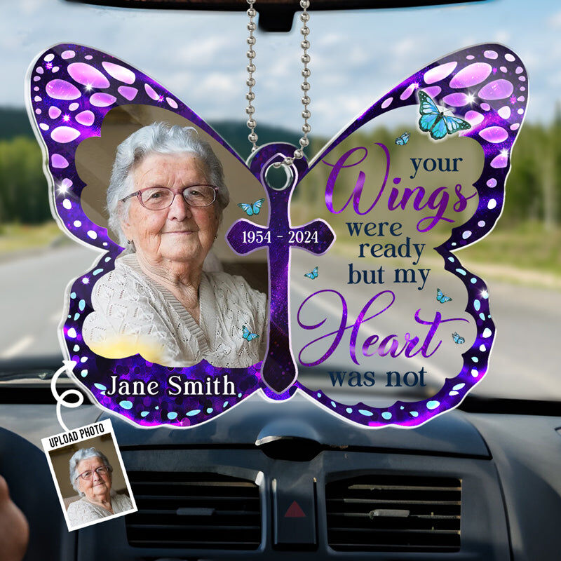 Personalized Butterfly Ornaments Customized Photos To Remember A Loved One