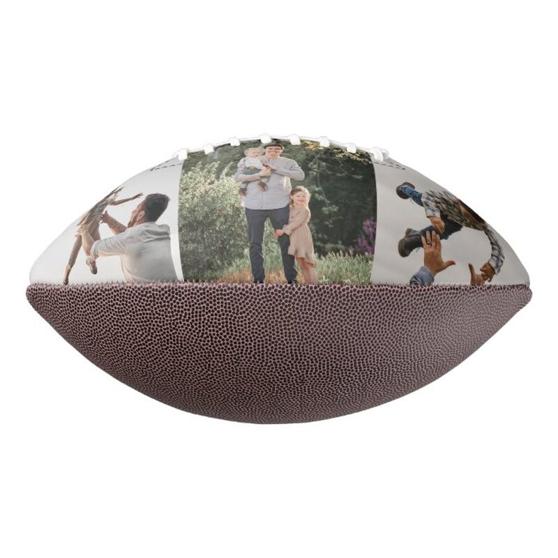 Customizable Football with Photo for Dad