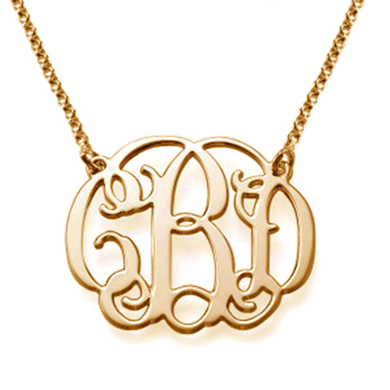 "Precious Gift" Personalized Monogram Necklace