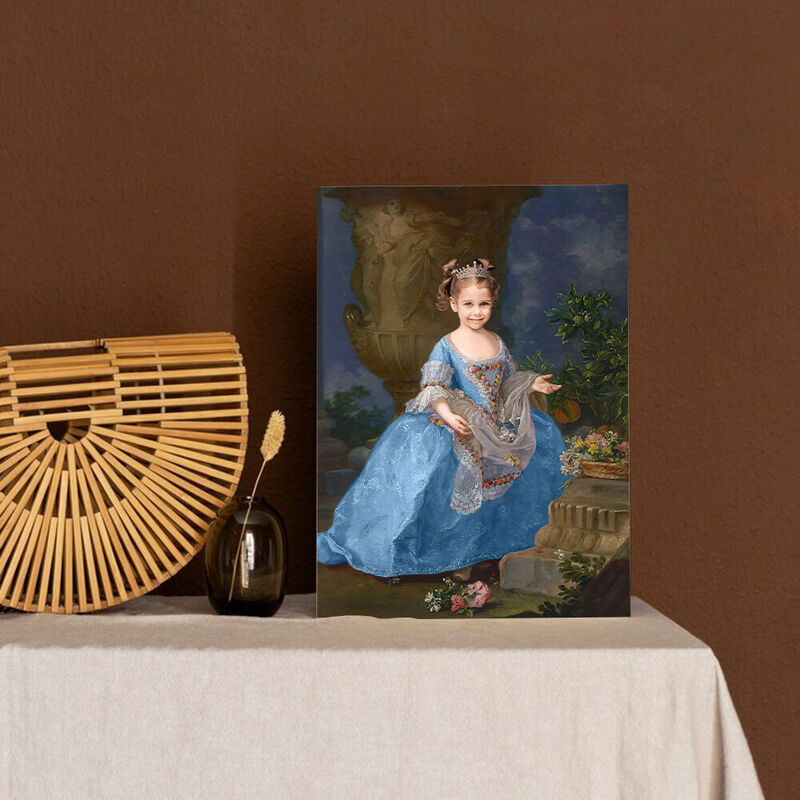 オーダーメイド 写真入り 顔入れ替え ルネサンス 肖像画 キャンバス ギフト