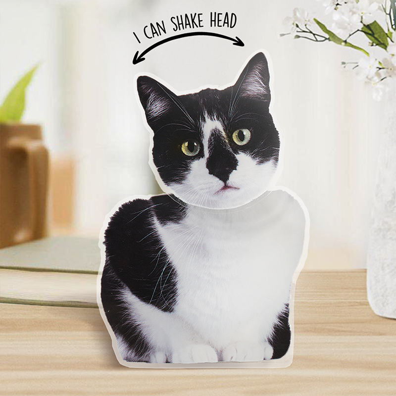 Personalized Bobblehead Acrylic Stand Custom Pet Photo Car Decoration Attractive Gift for Pet Lover