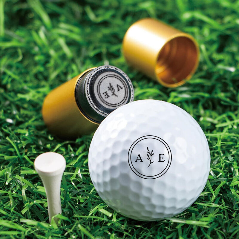 Individuell gestalteter Golfball - Stempel Paar - Markierungsstempel Valentinstagsgeschenk für Freund