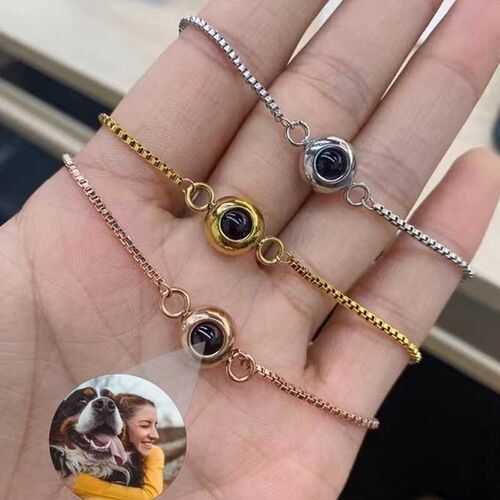 Personalized Beautiful Photo Projection Bracelet Sweet Cool Gift