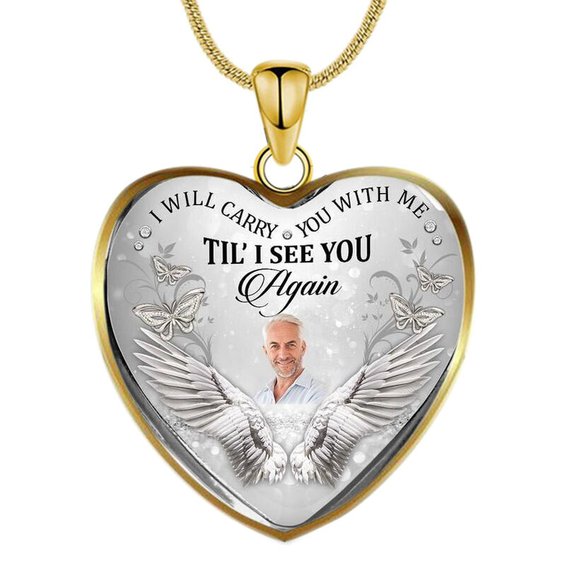 Collana Commemorativa Con Foto Personalizzata