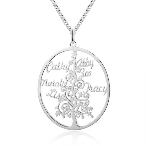 "The Soul" Personalized Family Tree Necklace